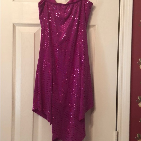 Pink fuschia dance dress - Picture 3 of 3